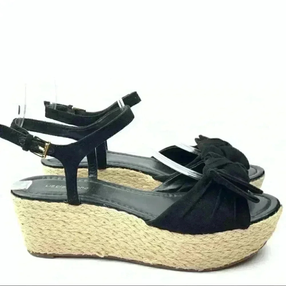 Liz Claiborne sandals sz 7 espadrilles Flatforms